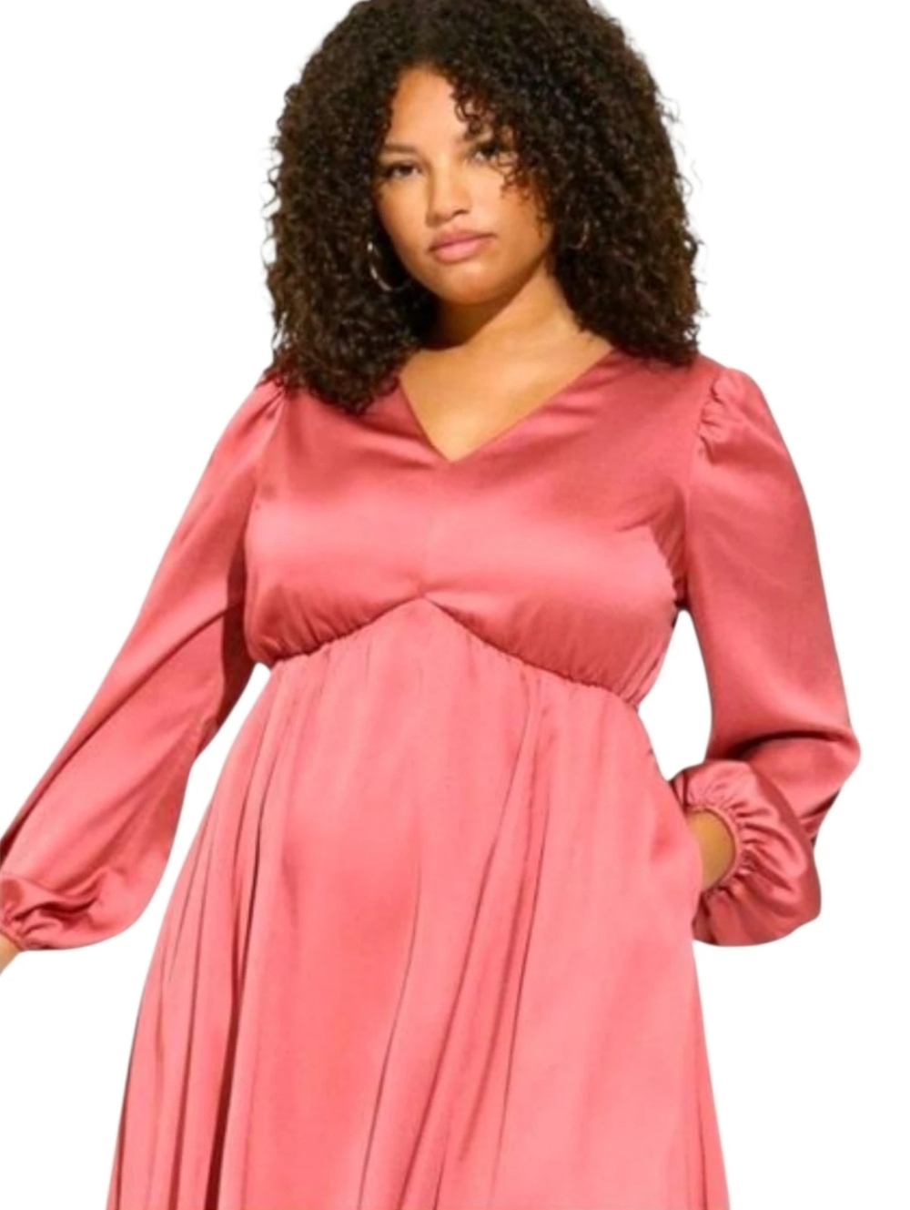 TORRID 4X mini bubble charmeuse babydoll dress with Pockets NWT - Picture 6 of 14